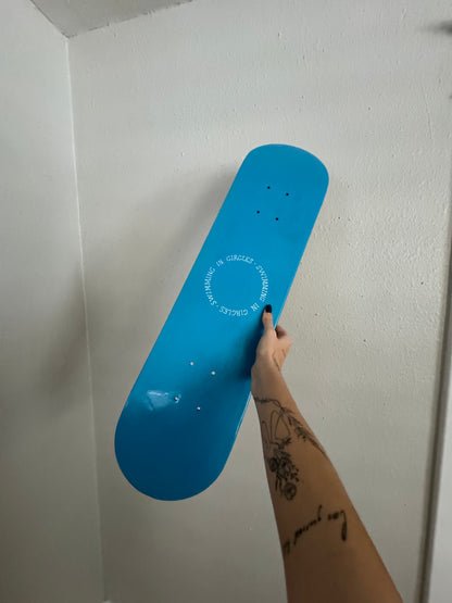 SWIMMING IN CIRCLES SKATE DECK WALL ART