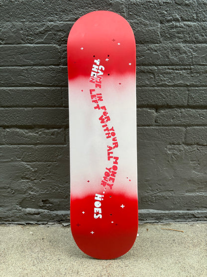 SOMEONE LIKE YOU SKATE DECK WALL ART